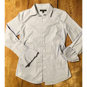Banana Republic Pleat Cuffed Riley Shirt 0